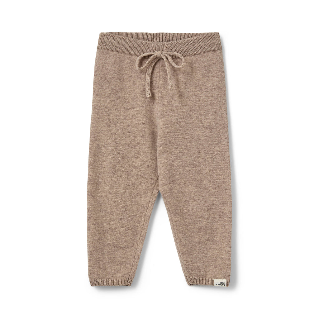 Wool baby trousers LuluSB - 100% wool - Beige & Brown - Sofie Schnoor