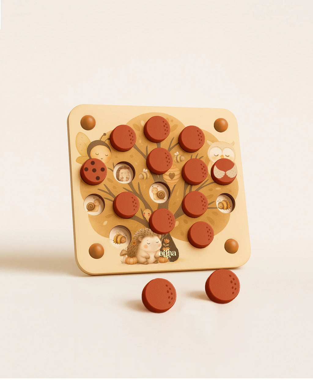 Pop & Peek - Memory spel - Houten speelgoed - Mrs Ertha - productfoto - afbeelding 7