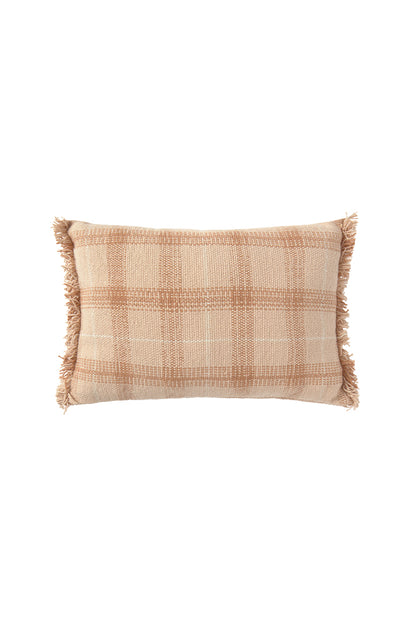 Handloom Cushion Rose – Handgeweven sierkussen – 25 × 40 cm – Lorena Canals