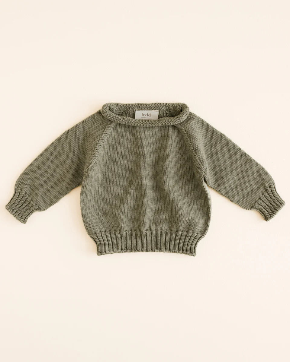 Pullover Georgette - Baby-Pullover - Merinowolle - HVID