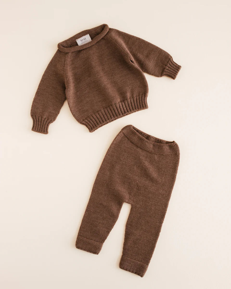 Knitted shorts Guido - Merino wool - HVID