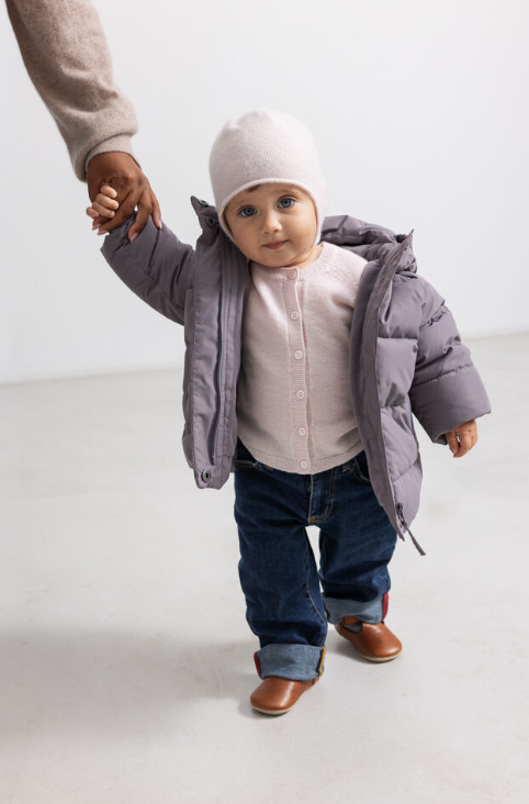 Cashmere bonnet – Aly Baby – Rose Melange – 100% cashmere – MarMar Copenhagen