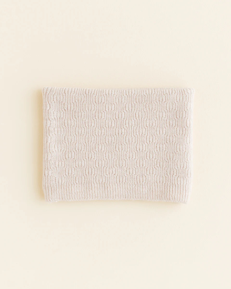 Tube scarf Gigi - 100% extra fine Italiaanse merino wol - Hvid