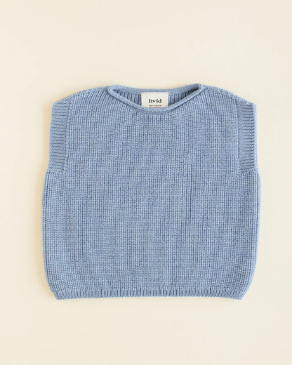 Weste Harvey - Spencer/ärmelloser Pullover - Merinowolle - HVID