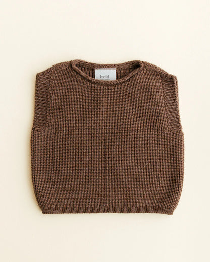 Weste Harvey - Spencer/ärmelloser Pullover - Merinowolle - HVID