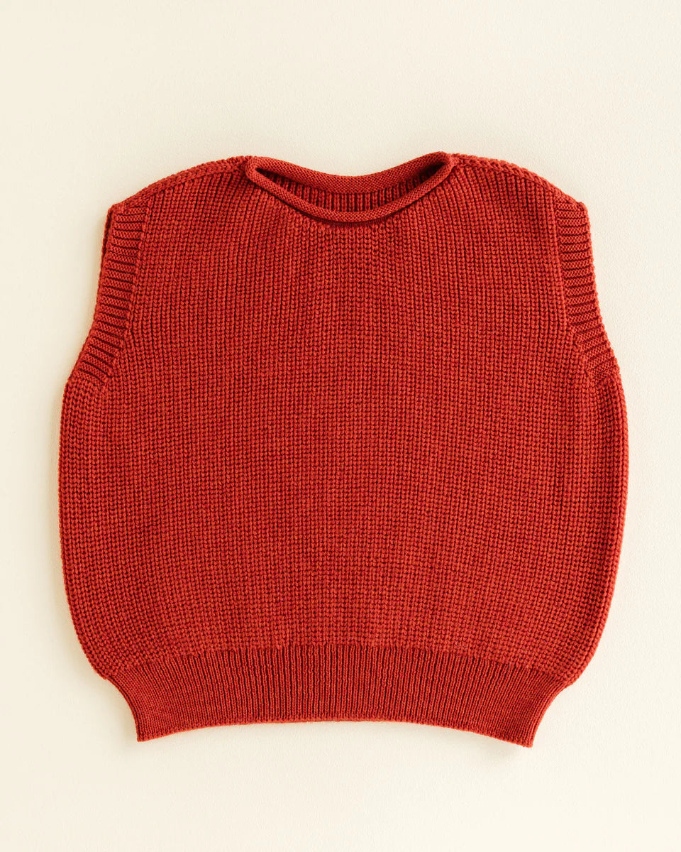 Vest Harvey Kids - 100% extra fine Italiaanse merino wol - HVID