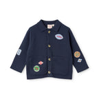 Vincent Overshirt – New Navy – Heavy Knit – 100% Katoen – Flöss