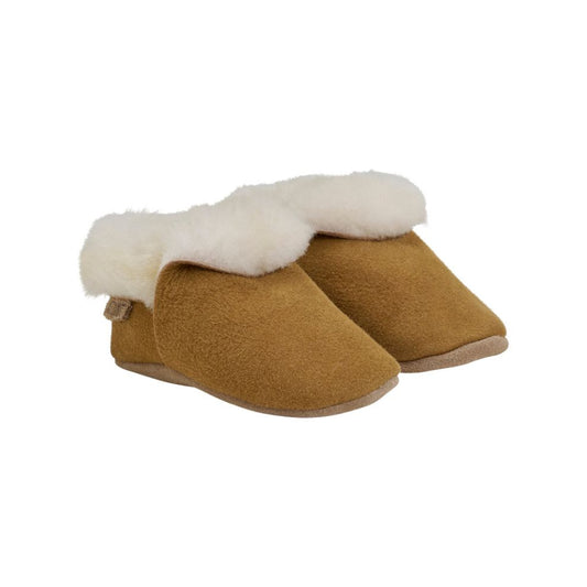 Booties Teddy - Suede - Camel - Huttelihut