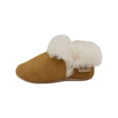 Booties Teddy - Suede - Camel - Huttelihut