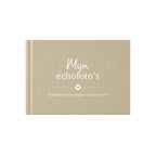 Baby invulboekje - Mijn echoboekje - Linnen Taupe - Fyllbooks - productfoto