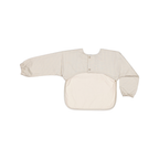 Slabbetje met lange mouwen - Apron LS - Blue stone stripe - Biologisch katoen - MarMar Copenhagen - productfoto - afbeelding 3