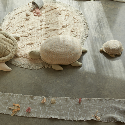 Basket Mama Turtle – Grote opbergmand zeeschildpad – 18 × 45 × 70 cm – Lorena Canals