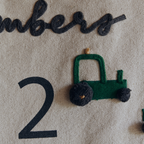 Wall Hanger Farm Numbers – Educatief wandkleed – 70 × 100 cm – Lorena Canals