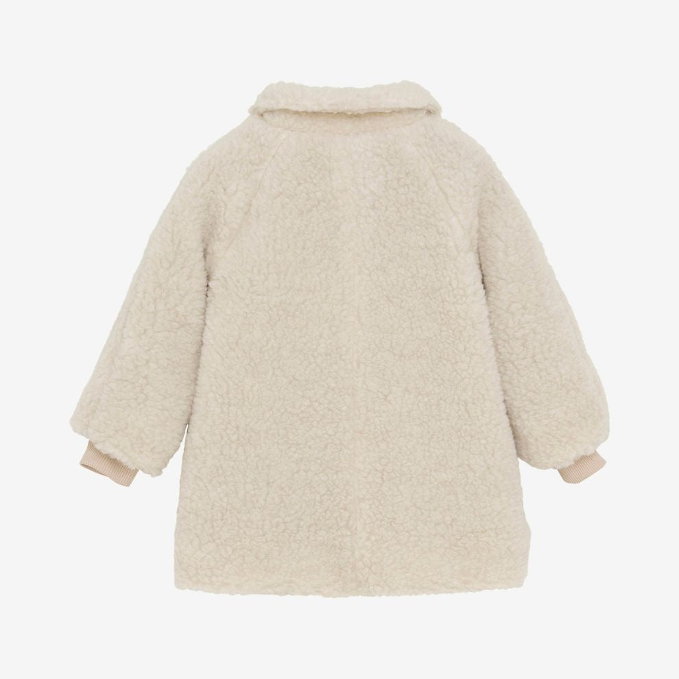 Teddyjacke - Merinowolle - Zement/Beige - Huttelihut