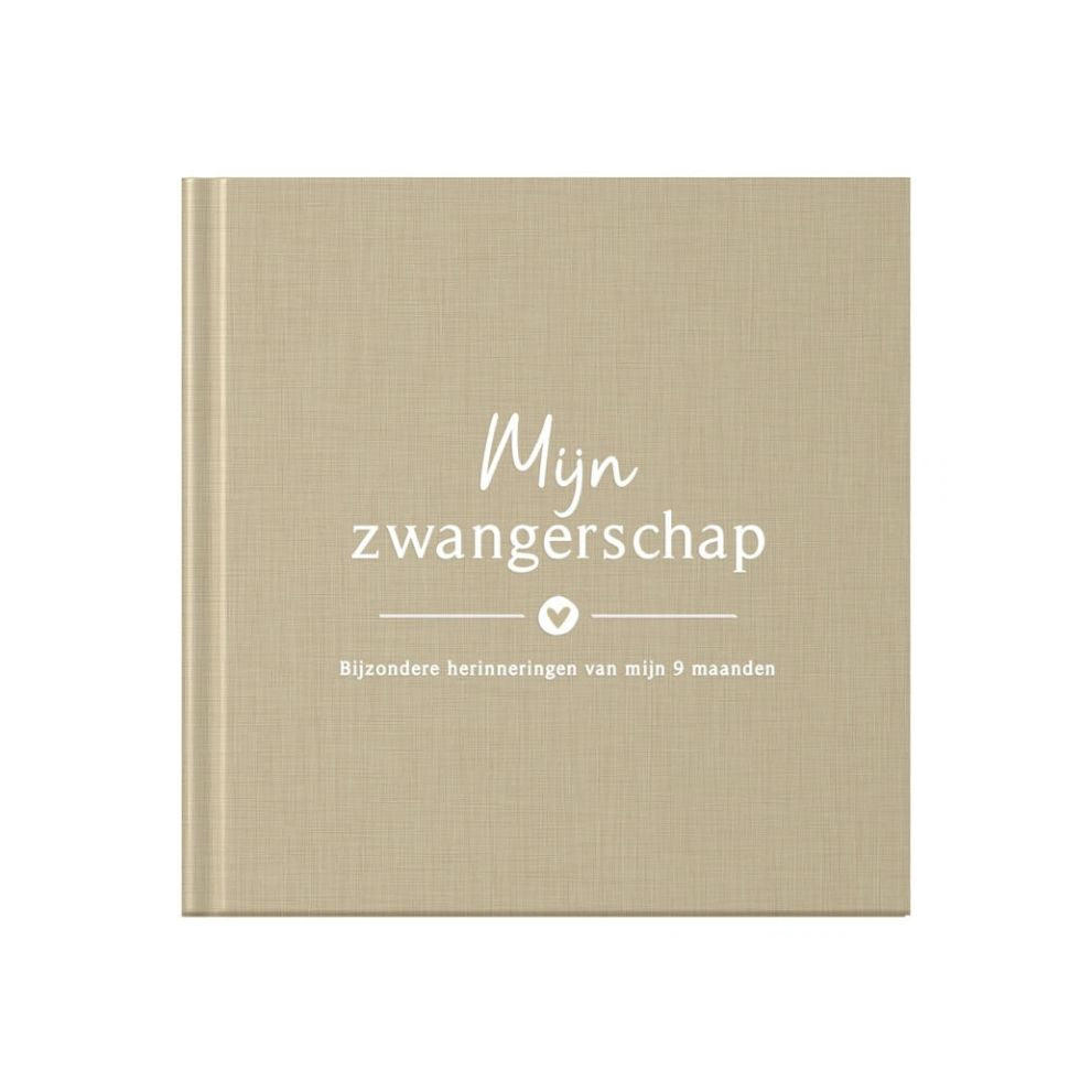Baby Fill-in Book - Fill-in Book My Pregnancy - Linen Taupe - Fyllbooks