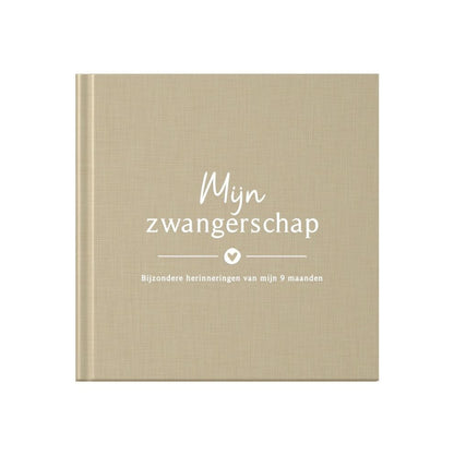 Baby Fill-in Book - Fill-in Book My Pregnancy - Linen Taupe - Fyllbooks
