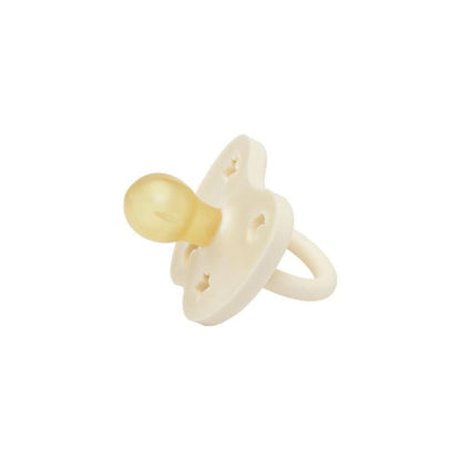 HEVEA - Pacifier Milky White Round - Speen - 100% natuurlijk rubber - 100% plasticvrij