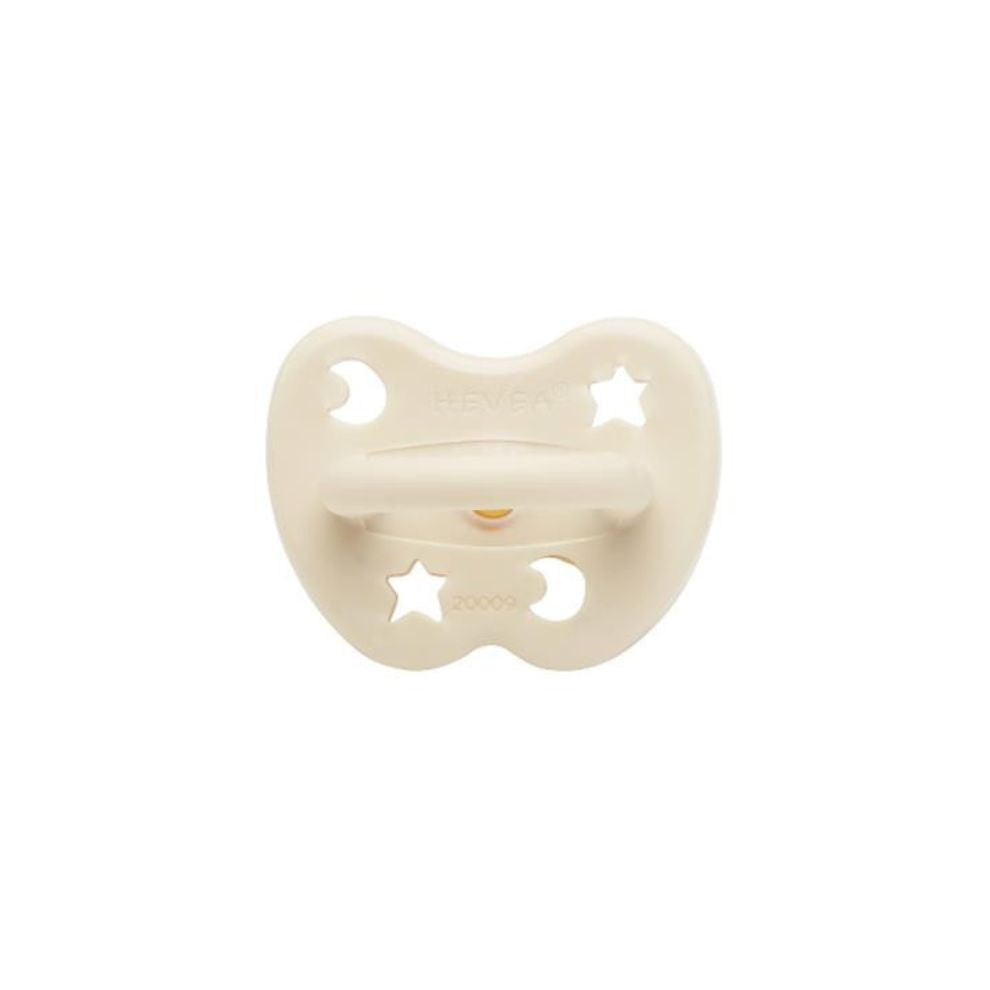 HEVEA - Pacifier Milky White Orthodontic - Speen - 100% natuurlijk - 100% plasticvrij