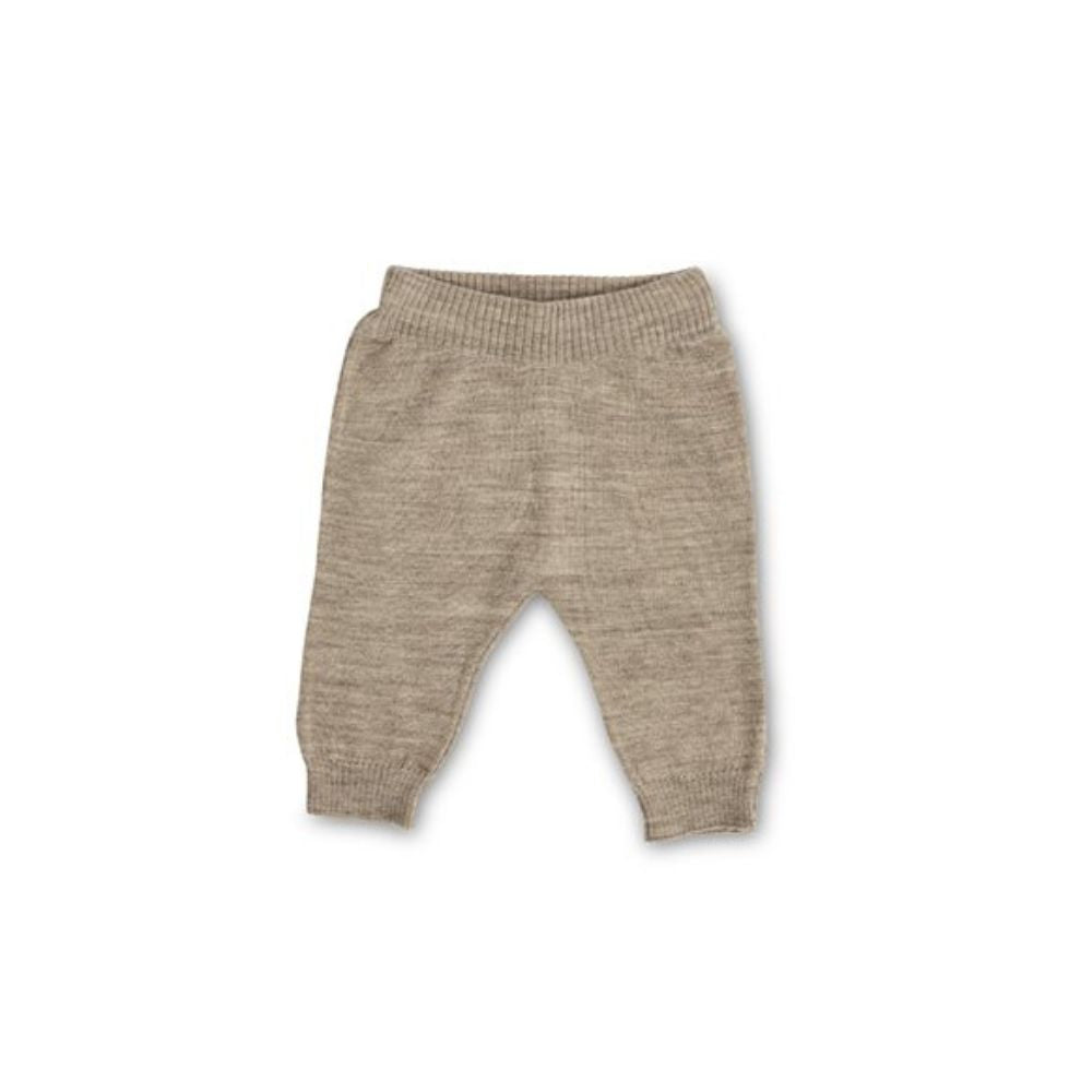 Gestrickte Hose - Merinowolle - Feinstrick - Beige - Smallstuff