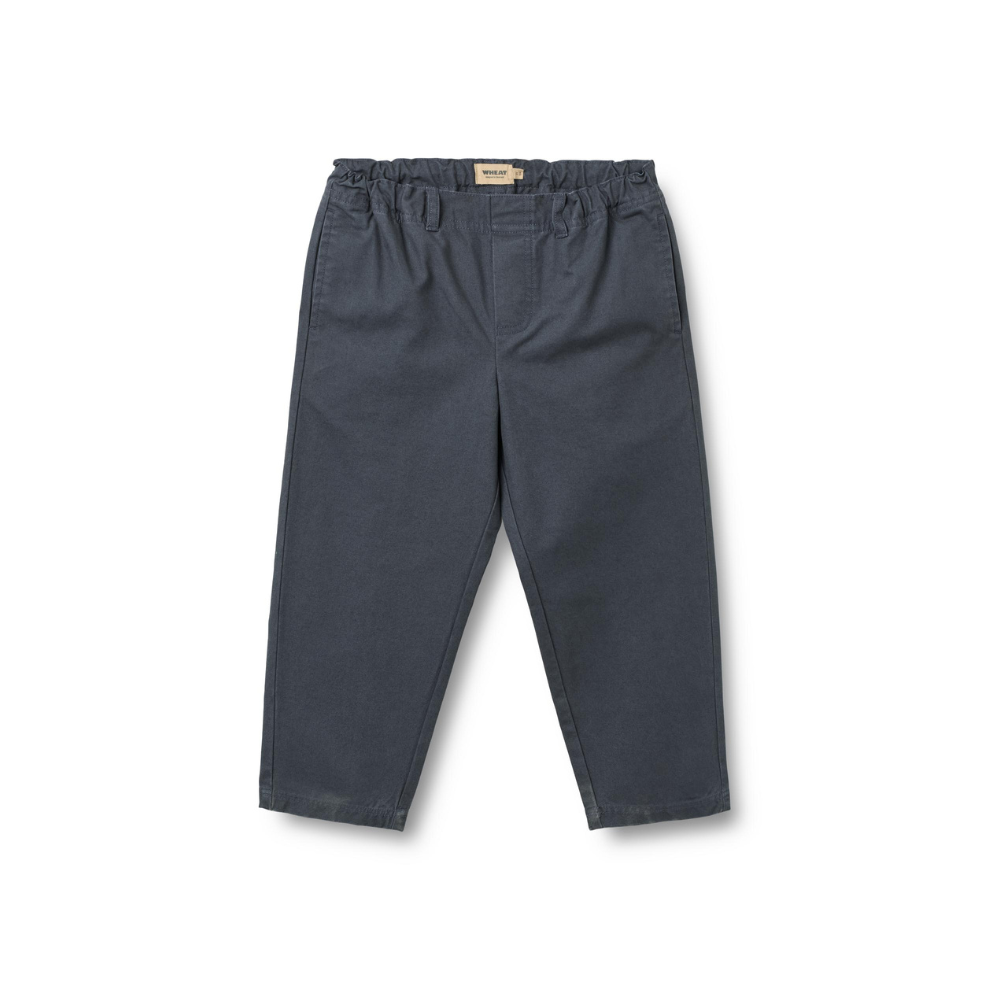 Pants/Trousers - Trousers Julian - Organic cotton - Ink/Navy - Wheat