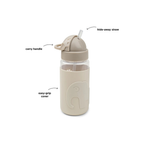Drinkfles met rietje - Easy-grip straw bottle - Elphee - Sand - 350 ml - Done by Deer - productfoto - afbeelding 2