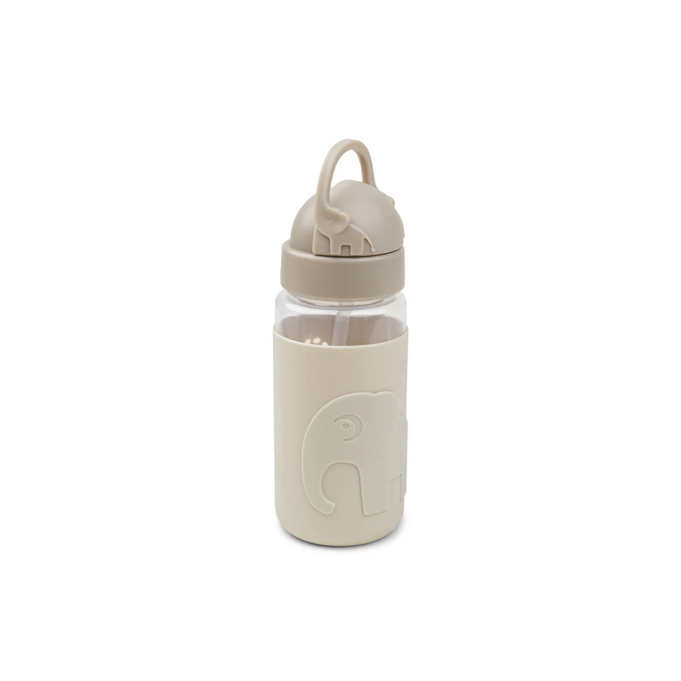 Drinkfles met rietje - Easy-grip straw bottle - Elphee - Sand - 350 ml - Done by Deer - productfoto - afbeelding 4