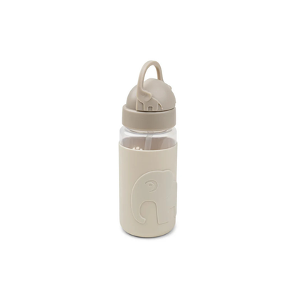 Trinkflasche mit Strohhalm - Easy-grip straw bottle - Elphee - Sand - 350 ml - Done by Deer