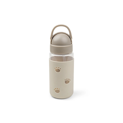 Trinkflasche mit Strohhalm - Easy-grip straw bottle - Elphee - Sand - 350 ml - Done by Deer