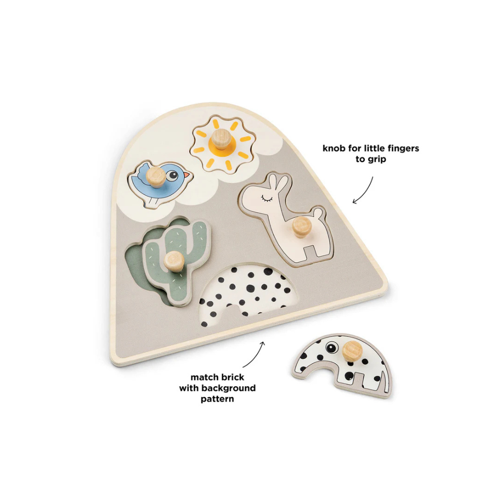 Legpuzzel - Peg puzzle - Lalee - Sand - Done by Deer