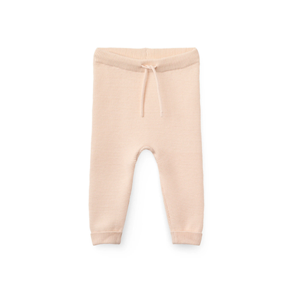 Gebreid broekje - Cotton Baby Leggings -  Biologisch katoen - Soft Pink/Roze - Copenhagen Colors