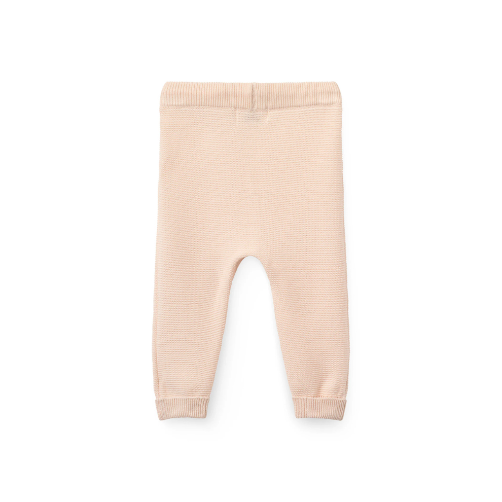 Gebreid broekje - Cotton Baby Leggings -  Biologisch katoen - Soft Pink/Roze - Copenhagen Colors