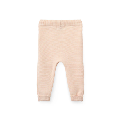 Gebreid broekje - Cotton Baby Leggings -  Biologisch katoen - Soft Pink/Roze - Copenhagen Colors