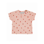 Terry T-shirt - Tee shirt eponge - Pink/Strawberries - Emile et Ida