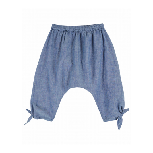 Harem Pants - Baby Sarouel - Cotton - Denim Blue - Emile et Ida