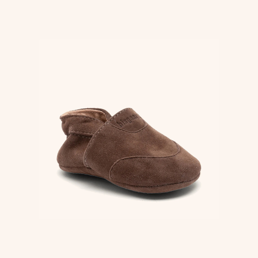Newborn slofjes - Kruipschoentjes - Suede - Bisgaard - productfoto