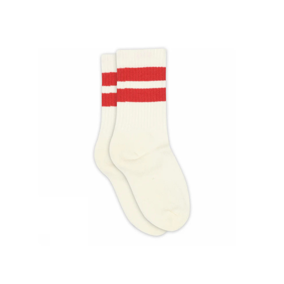 Kindersocken Andy - Baumwolle - Weiß/Rot - MP Denmark