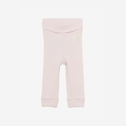 Baby Rib Legging - Organic Cotton - Hushed Violet - GOTS - Fixoni