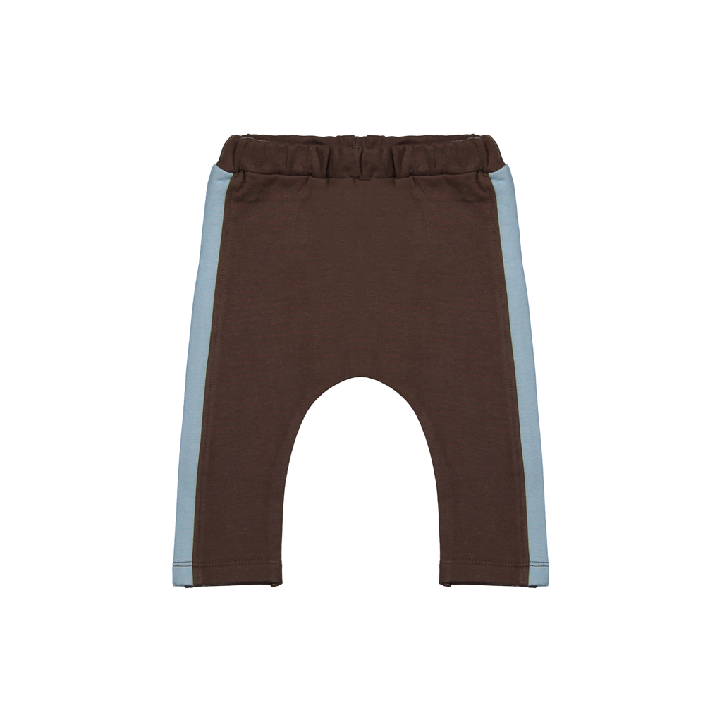 Baggy Sweatpants Pax - Chocolate Brown - Organic Cotton - Riffle Amsterdam