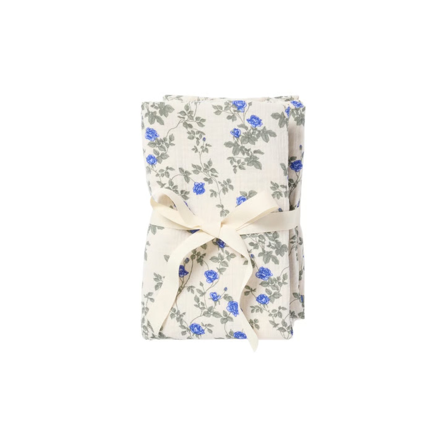 Muslin Blanket - 2-pack - 60x60 cm - Gingham Sky Blue - Garbo&Friends