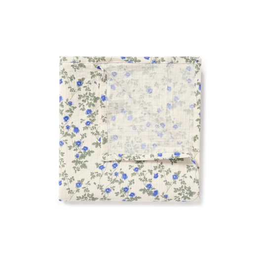 Hydrophilic Cloth 110x110cm - Muslin Swaddle Blanket Poppy - Organic Cotton - Garbo & Friends