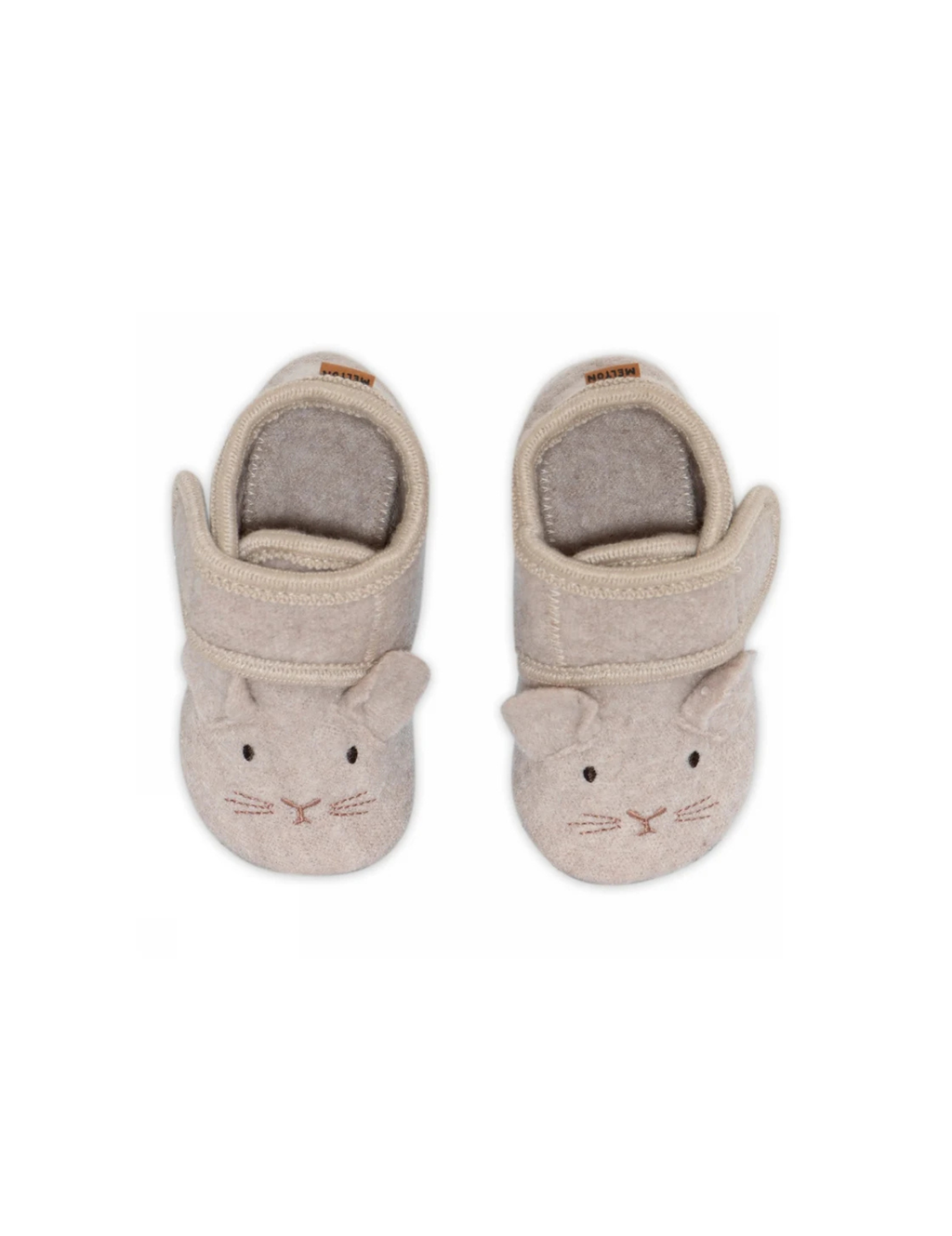 Mouse Wool Slippers – Wool kids' slippers with suede sole – Mice – MELTON