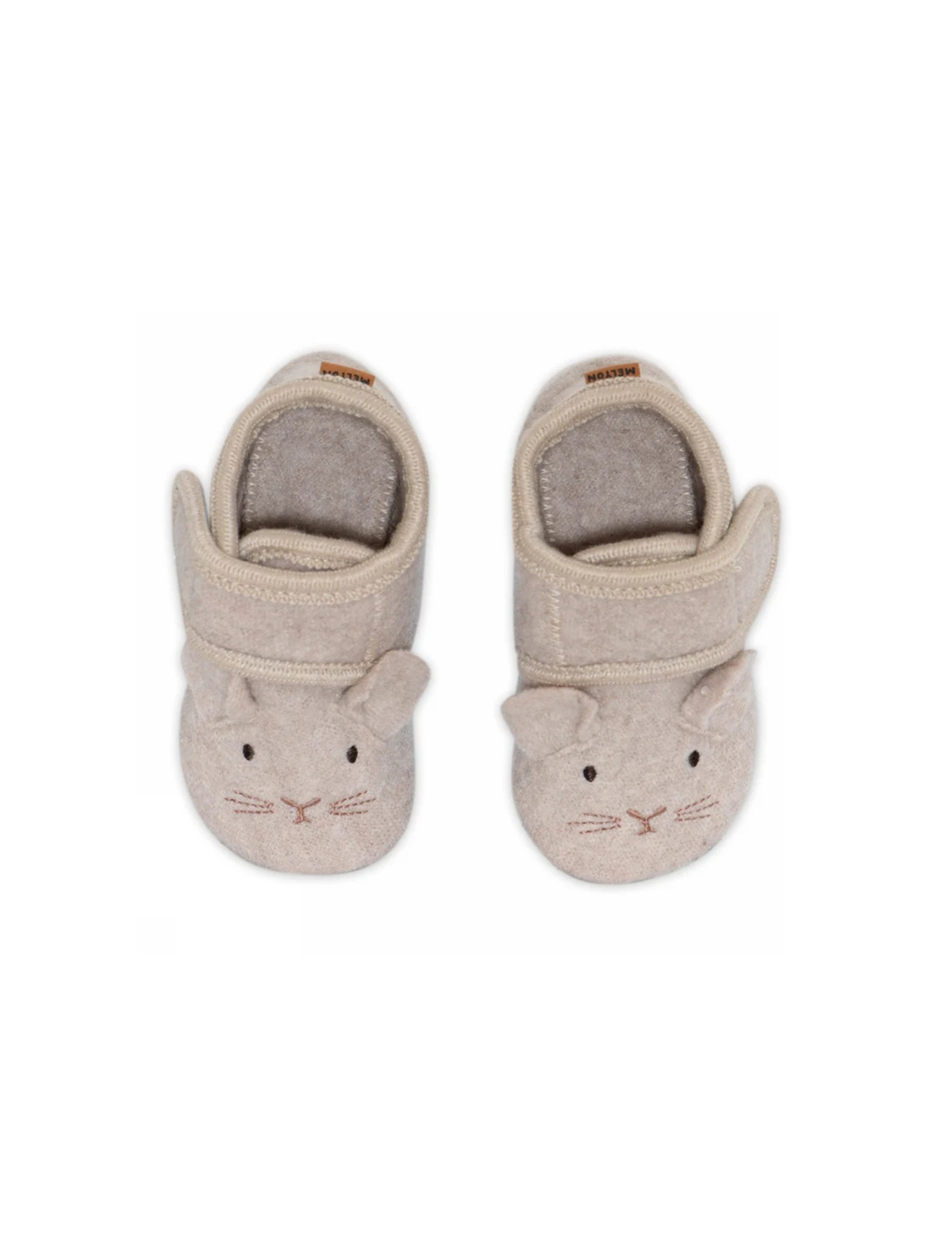 Mouse Wool Slippers – Wool kids' slippers with suede sole – Mice – MELTON