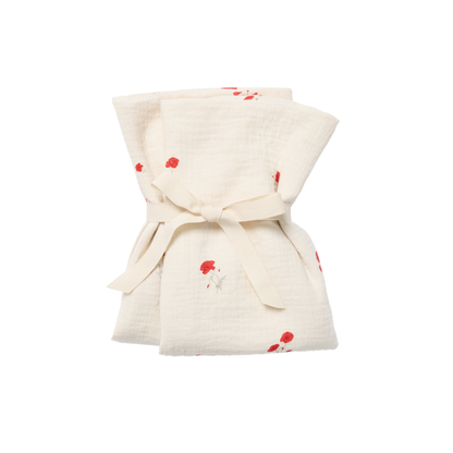 Muslin Cloths - Muslin Blanket - 2 pairs - 60x60 cm - Poppy - Garbo&Friends
