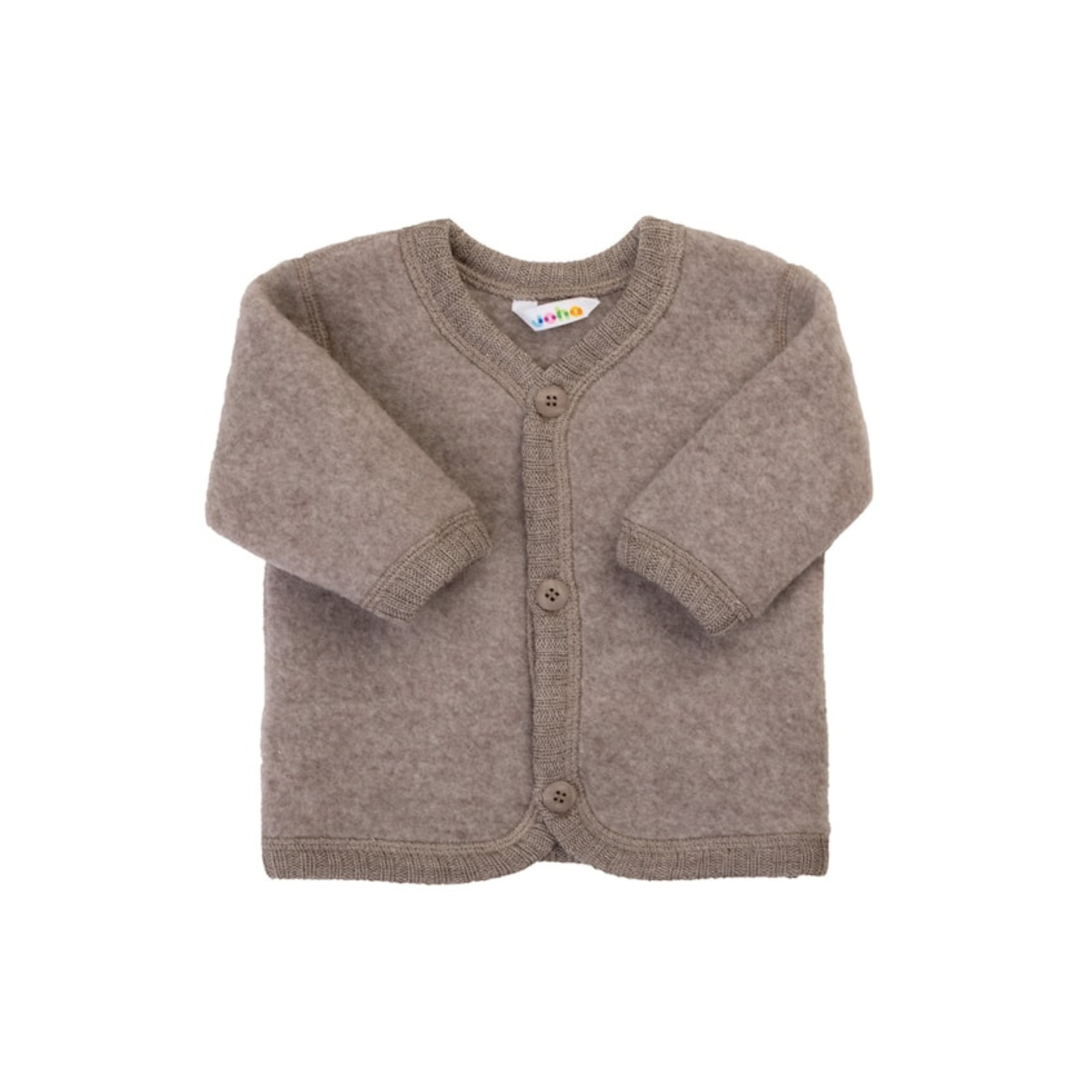 Cardigan - Merino wol fleece - 100% wol - Jasje/Vestje - Joha - productfoto