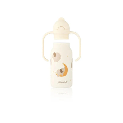 Liewood Trinkflasche (250 ml) – Kimmie – Elephant / Creme de la creme