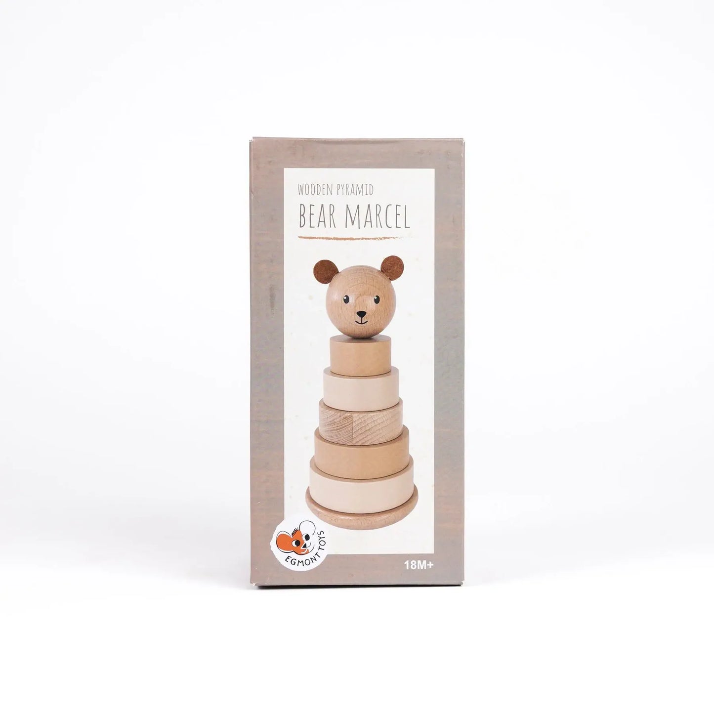 Marcel the Bear stapeltoren - Houten stapelspeelgoed - Egmont Toys