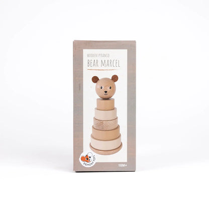 Marcel the Bear stapeltoren - Houten stapelspeelgoed - Egmont Toys