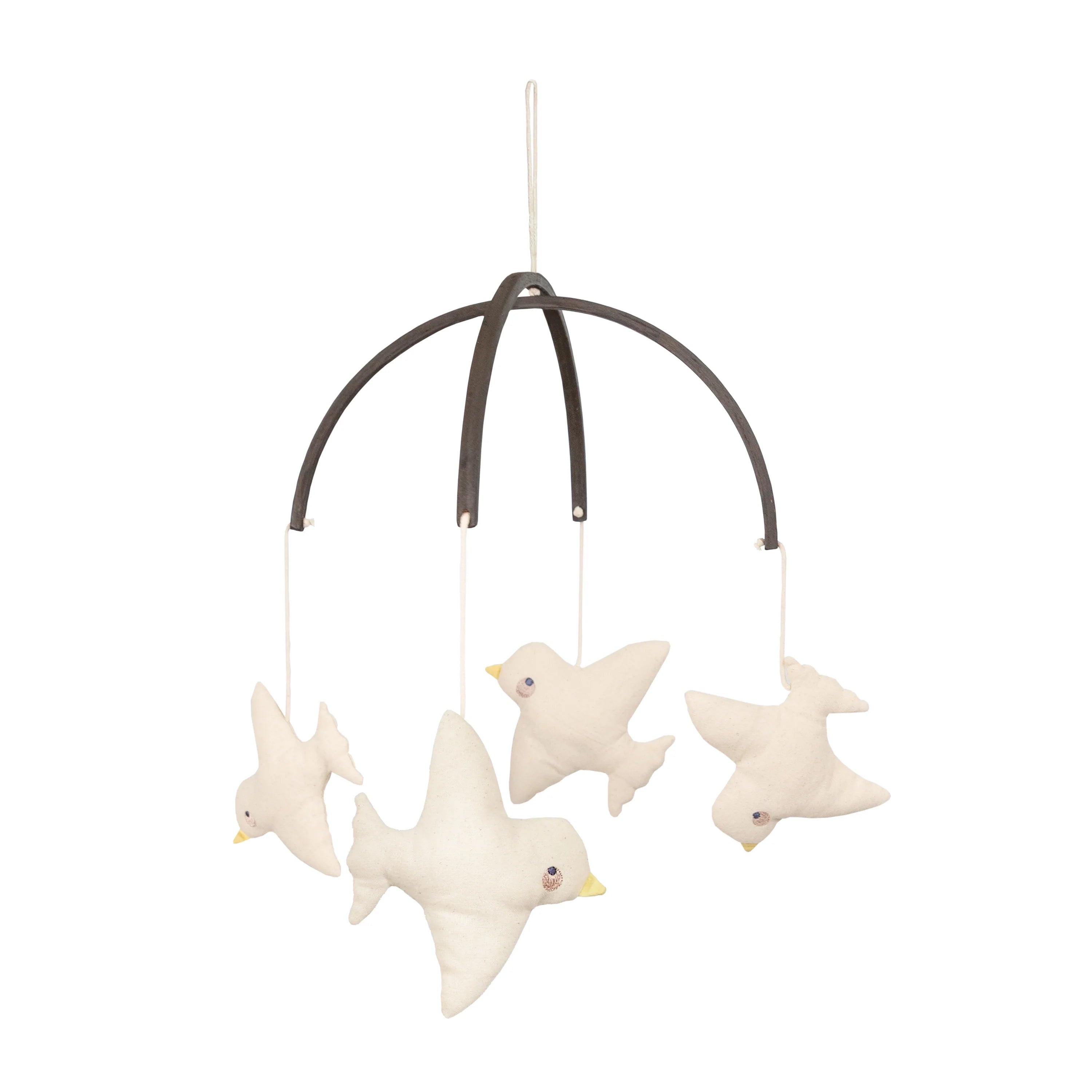 Baby boxmobiel - Vogels - Biologisch katoen - Nature - Moonboon - productfoto