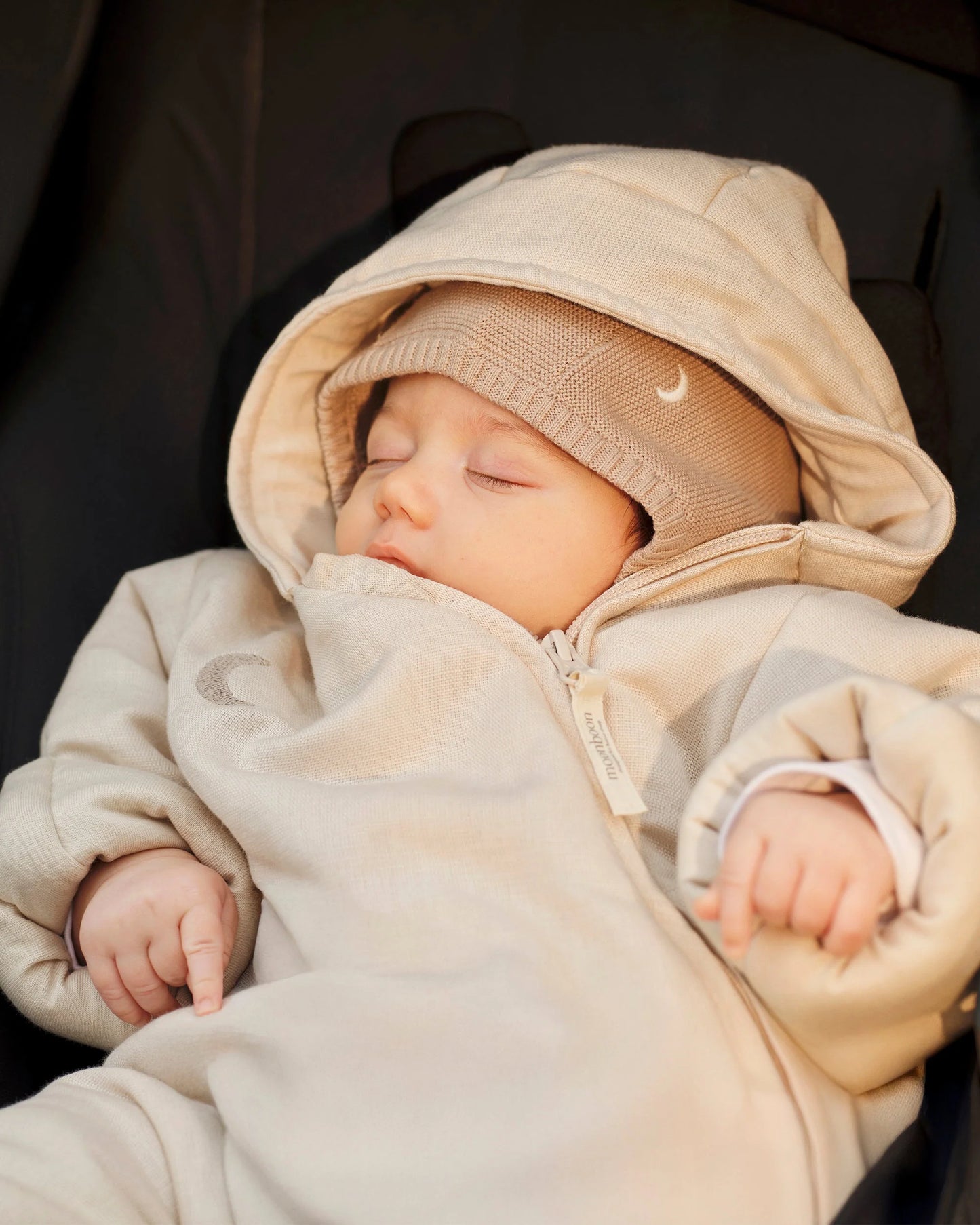 Baby-Overall - Bio-Baumwolle & Leinen - GOTS - Moonboon