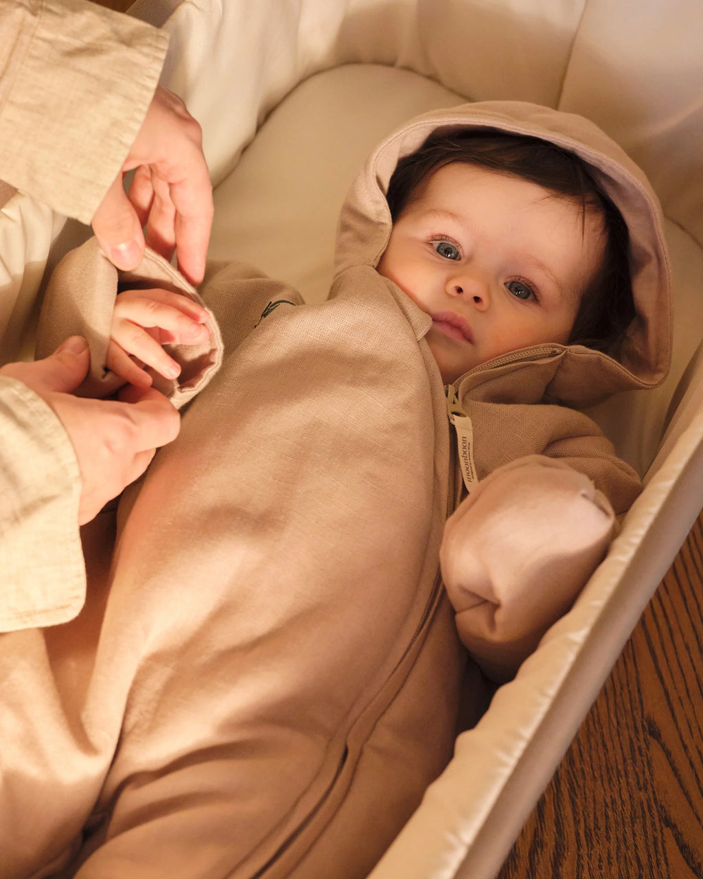 Buitenpak baby - Biologisch katoen & Linnen - GOTS - Moonboon - productfoto - afbeelding 6